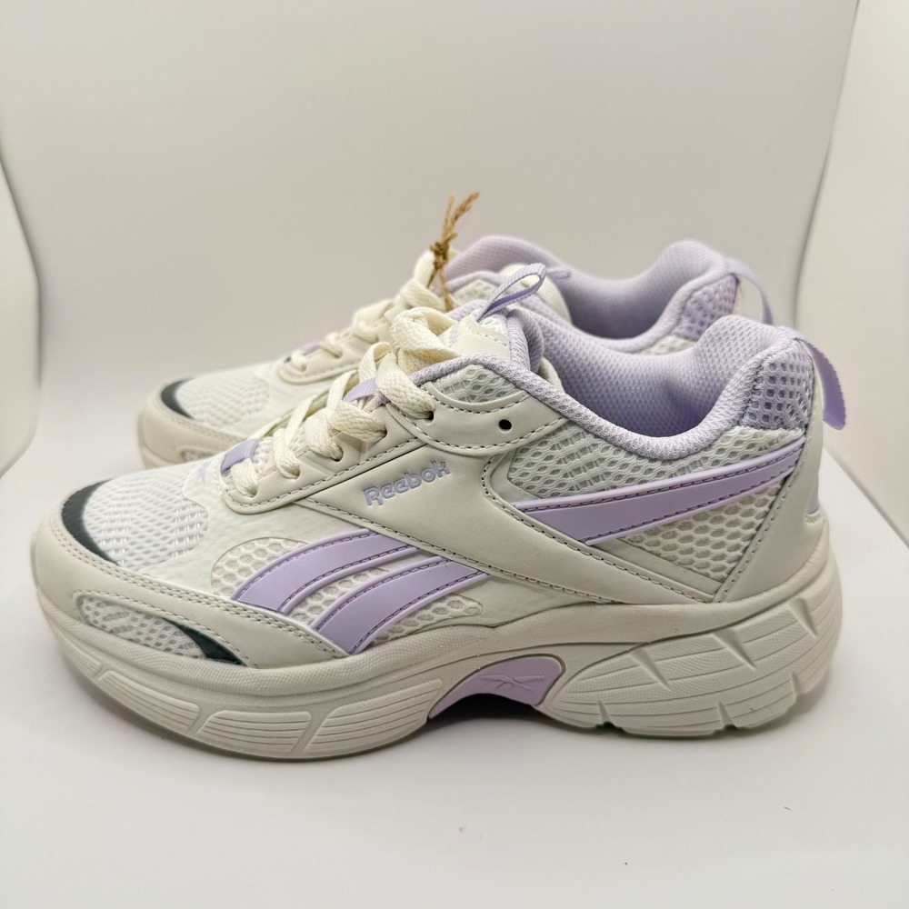 Reebok Chaos Running Girls Shoes Natural Light Purple AR30303S-CCI Size 4 NEW